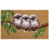 Welcome Weave Kookaburra Trio Coir Doormat