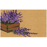 Welcome Weave Lavender Box Coir Doormat