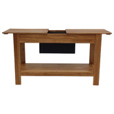 Hartman Malibu Wooden Outdoor Bar Table with Storage