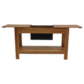Hartman Malibu Wooden Outdoor Bar Table with Storage