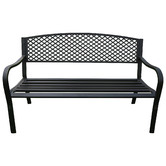 Hartman Steel &amp; Cast Iron Outdoor Bench