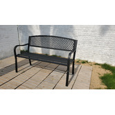 Hartman Steel &amp; Cast Iron Outdoor Bench
