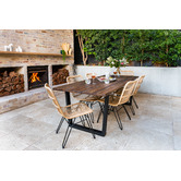 Hartman Natural Cairns Wicker Outdoor Dining Chair