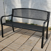 Hartman Steel &amp; Cast Iron Outdoor Bench