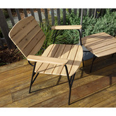 Hartman 2 Seater Cannae Acacia Wood Outdoor Lounge Set