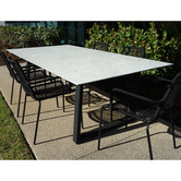 Hartman Veii Marble Look Outdoor Dining Table