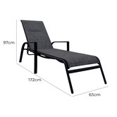 Hartman Opus II Aluminium Sling Sun Lounger