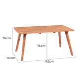 Hartman Modena Wooden Outdoor Dining Table
