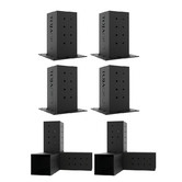 Hartman Toja Grid Wall Mount Pergola Bracket &amp; Square Shade Sail Set