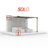 Hartman Toja Grid Solo Pergola Brackets