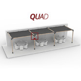 Hartman 4 Piece Toja Grid Quad &amp; Solo Pergola Bracket Set