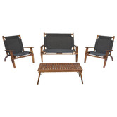 Hartman 4 Seater Primavera Acacia Wood Outdoor Lounge Set