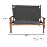 Hartman 4 Seater Primavera Acacia Wood Outdoor Lounge Set