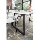 Hartman Veii Marble Look Outdoor Dining Table