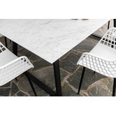 Hartman Veii Marble Look Outdoor Dining Table