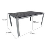 Hartman Grey Hart Aluminium Outdoor Dining Table