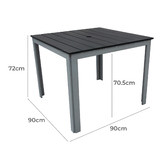Hartman Grey Hart Aluminium Outdoor Dining Table