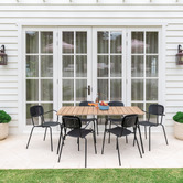 Hartman Demerand Acacia Wood Outdoor Dining Table