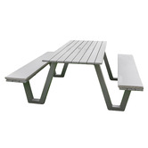 Hartman 6 Seater Wave II Picnic Table with Umbrella