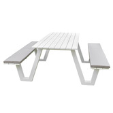Hartman 6 Seater Wave II Picnic Table with Umbrella