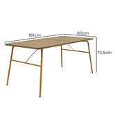 Hartman Demerand Acacia Wood Outdoor Dining Table