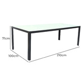 Hartman Dali Rectangular Aluminium Outdoor Dining Table