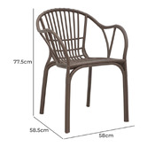 Hartman Milan Outdoor Dining Chairs