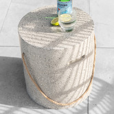 Hartman Maui Terrazzo Outdoor Side Table