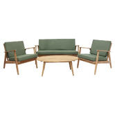 Hartman 4 Seater Narvik Acacia Wood Outdoor Lounge Set