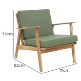 Hartman 4 Seater Narvik Acacia Wood Outdoor Lounge Set