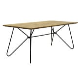 Hartman Peninsula Acacia Wood Outdoor Dining Table