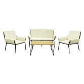 Hartman 4 Seater Peninsula Outdoor Lounge Set