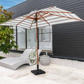 Hartman 2.5m Amalfi Striped Market Umbrella