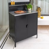 Hartman Winslow Outdoor Cabinet Pegboard with Shelf