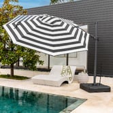 Hartman 3.5m Capri Striped Cantilever Umbrella