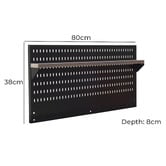 Hartman Winslow Outdoor Cabinet Pegboard with Shelf