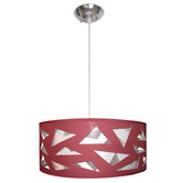 Alessia Lighting Aldo 45cm 2 Light Pendant