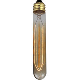Alessia Lighting Optik E27 Stick 25W 18.5cm Carbon Filament Bulb