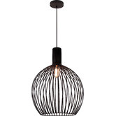 Alessia Lighting Gabbia Dark Wood Pendant