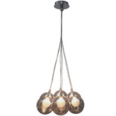 Alessia Lighting 7 Light Bocci Replica Cluster Pendant