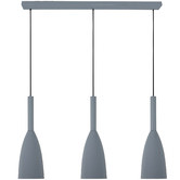 Alessia Lighting 3 Light Urban Aluminium Pendant