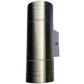 Alessia Lighting Rowan Up/Down Stainless Steel Exterior Wall Light