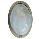 Alessia Lighting Oval Stainless Steel Bunker Light