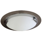 Alessia Lighting Brushed Chrome Tondo LED Oyster