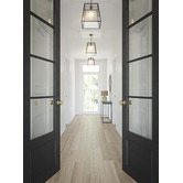 Alessia Lighting Creswick Vintage Glass Pane 1 Light Pendant