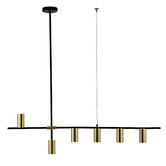 Alessia Lighting Cicero Steel 6 Light Pendant