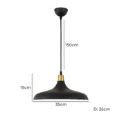 Alessia Lighting Alek Aluminium Pendant Light