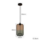 Alessia Lighting Jeremy Pyles Replica Kikki Glass Pendant