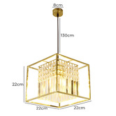 Alessia Lighting Trevor Crystal Pendant Light