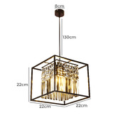 Alessia Lighting Trevor Crystal Pendant Light